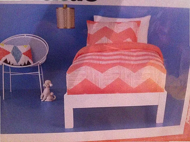 New ! Dorm Bed 3 Pc XL TWIN Duvet Cover , Sham and Insert Set Pink Color by RE