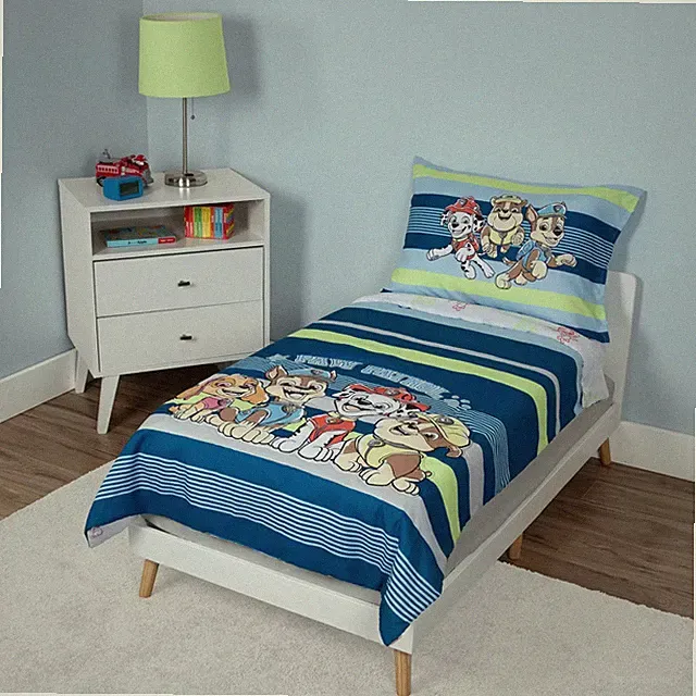 PAW Patrol Kids' 4pc Toddler Bed Set
