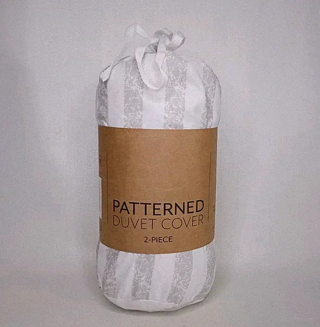 Twin & Twin XL Patterned Duvet Cover & Sham 2 Piece Set New