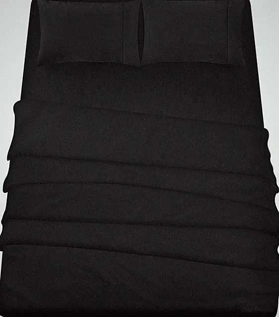 Utopia Bedding 3 Piece Luxury Duvet Set Hotel Quality Black Brand New