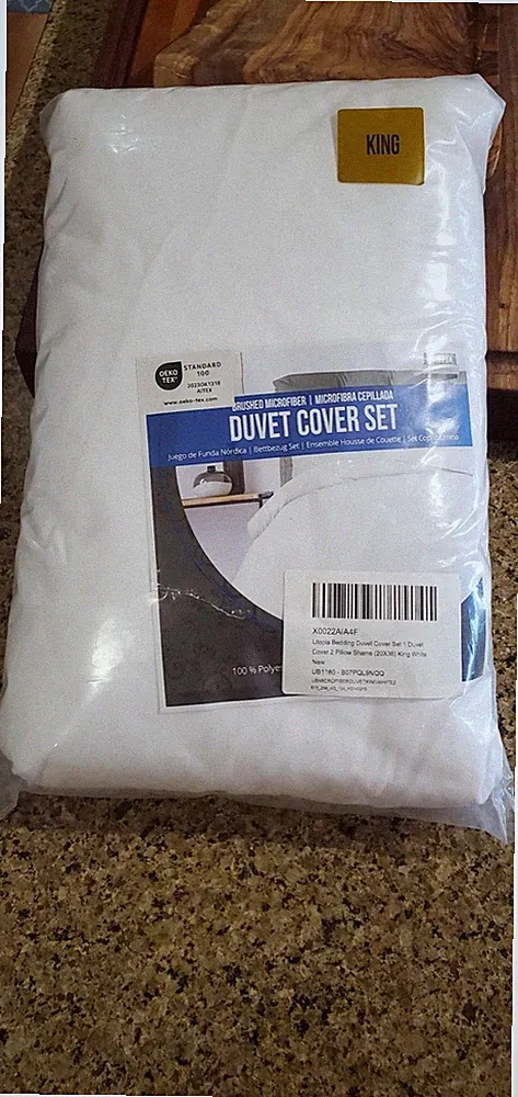 Utopia Bedding King Duvet Cover Set (1 Duvet+2 Pillow Shams) Brushed Microfiber